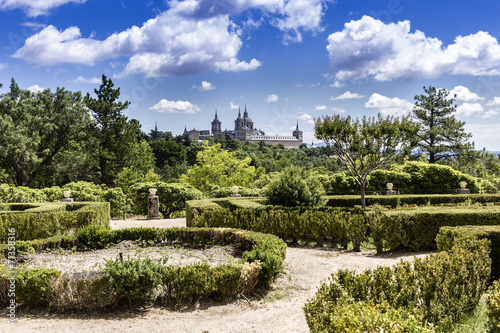 Gardens of the Infanta. San Lorenzo del Escorial. Madrid. Spain