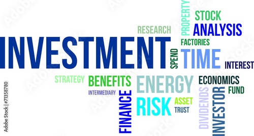 word cloud - investment