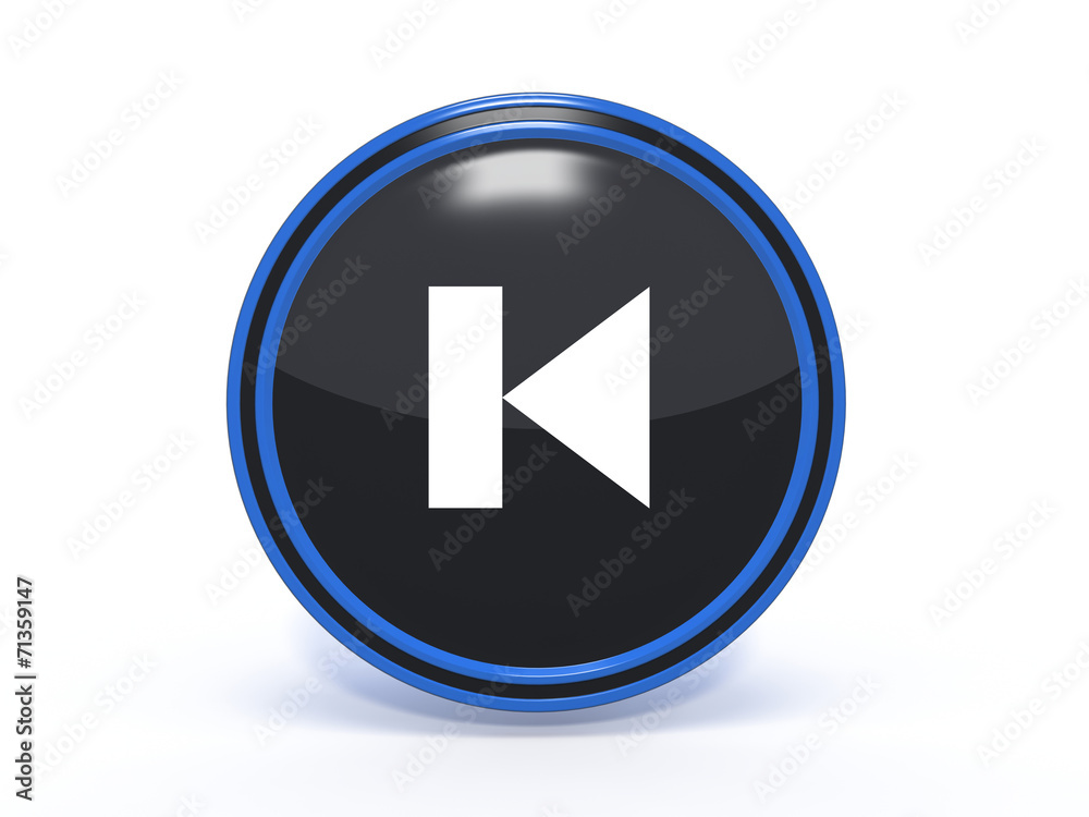 prev circular icon on white background prev circular icon on white background
