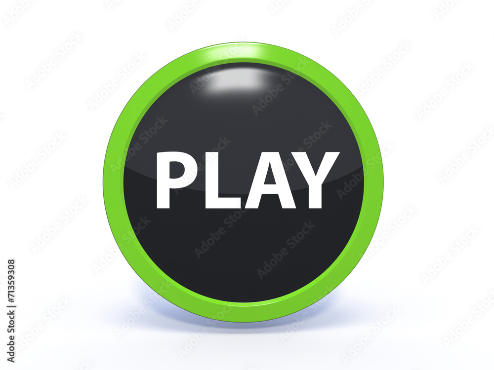play circular icon on white background play circular icon on white background