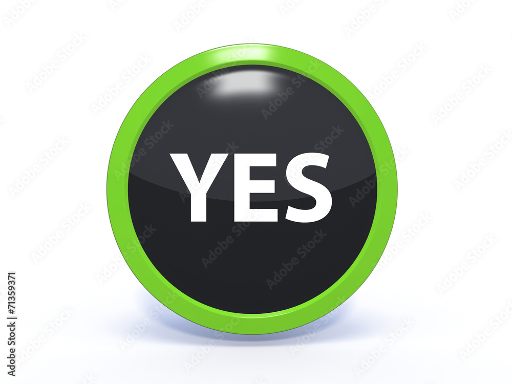 yes circular icon on white background yes circular icon on white background