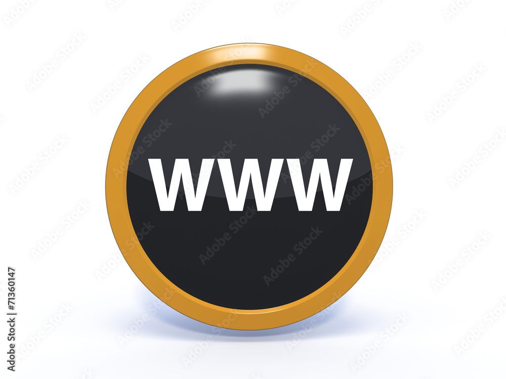 www circular icon on white background www circular icon on white background