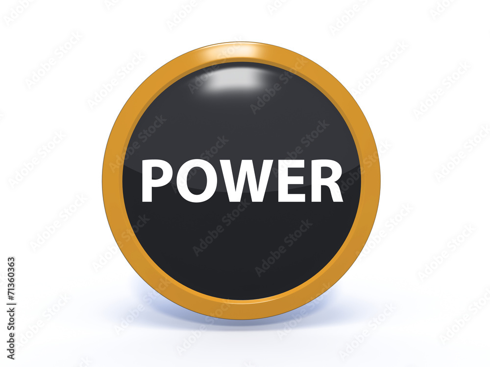 power circular icon on white background power circular icon on white background