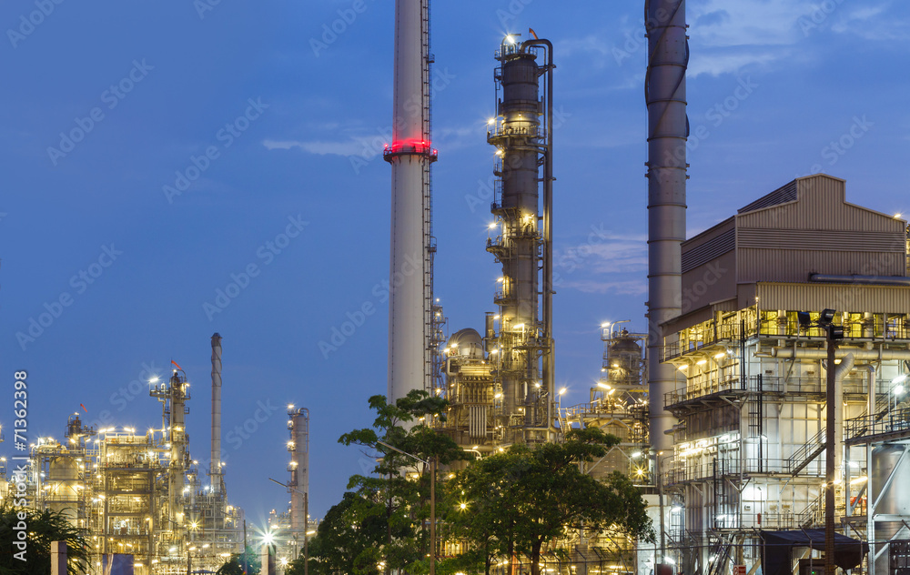 Fototapeta premium oil plant factory, industry