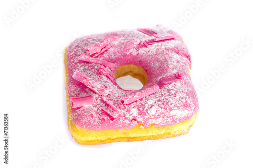 Isolated donut - Stock Image