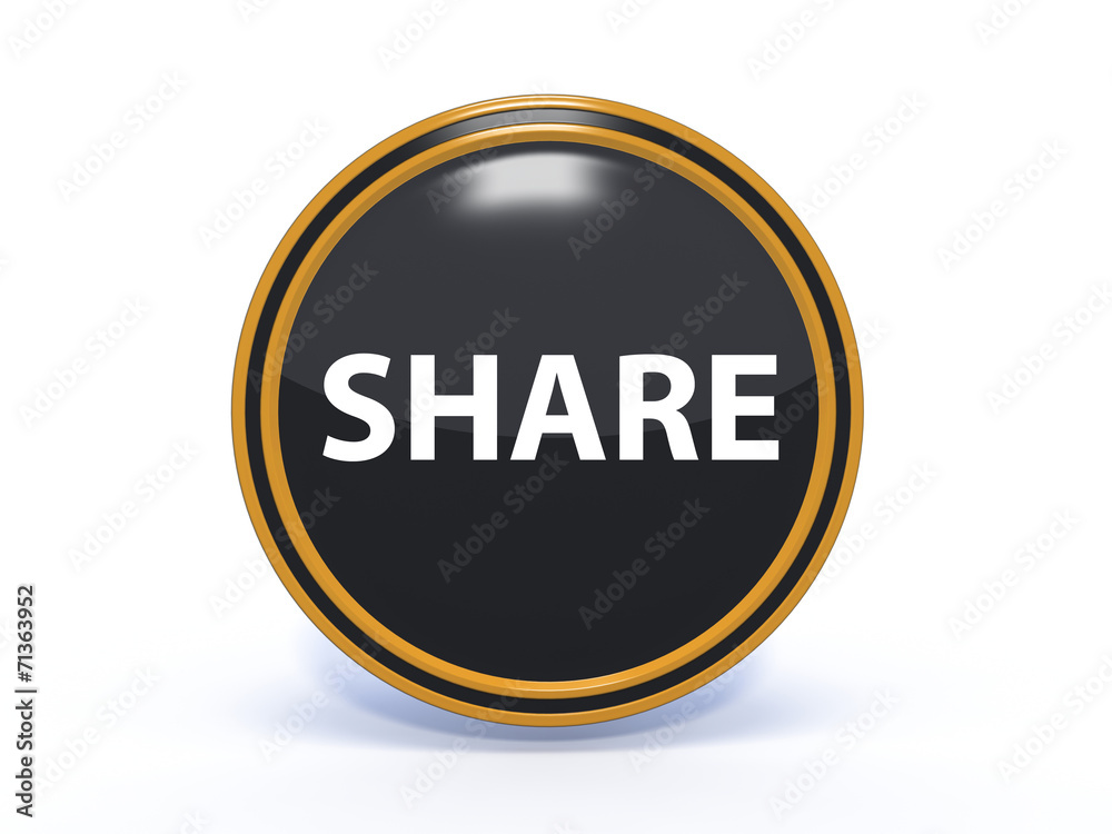 share circular icon on white background share circular icon on white background