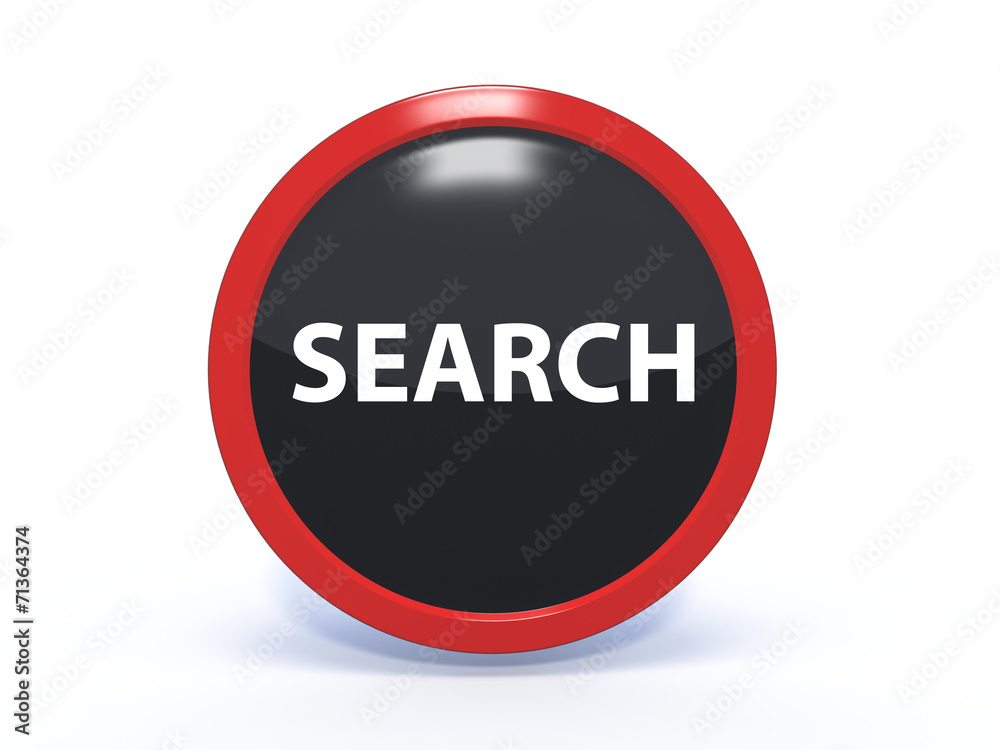 search circular icon on white background search circular icon on white background