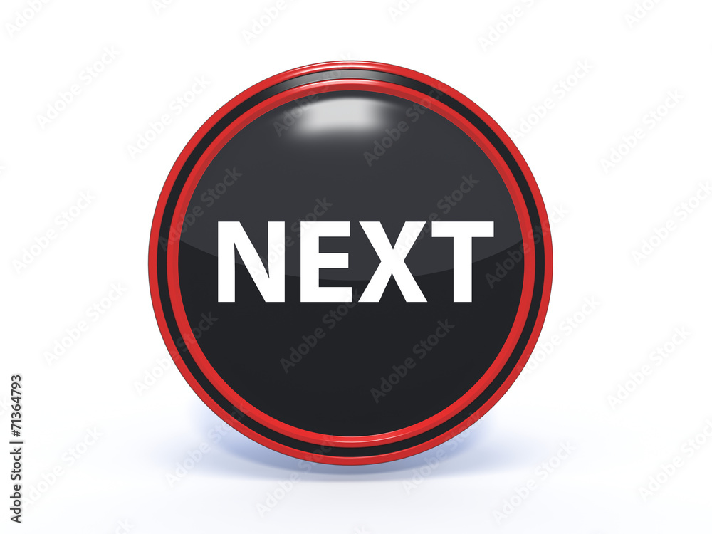 next circular icon on white background next circular icon on white background