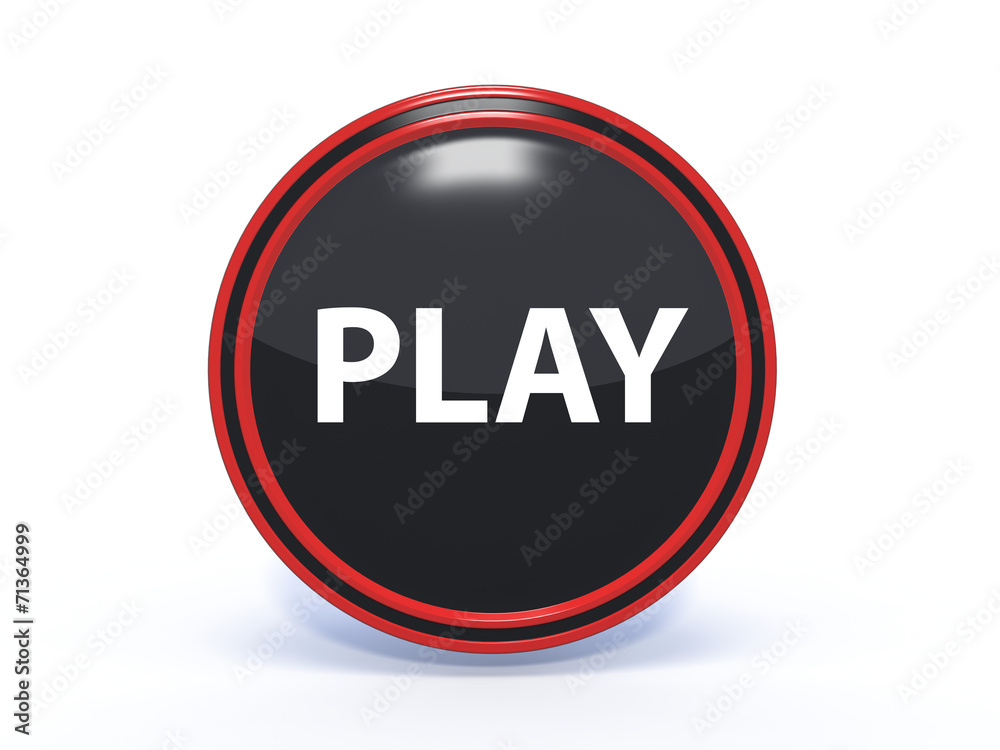 play circular icon on white background play circular icon on white background