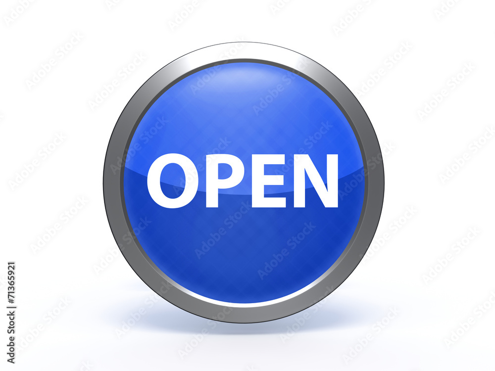 open circular icon on white background open circular icon on white background