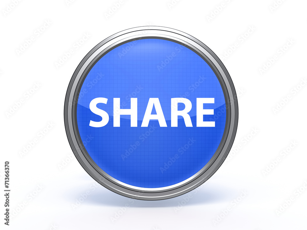 share circular icon on white background share circular icon on white background