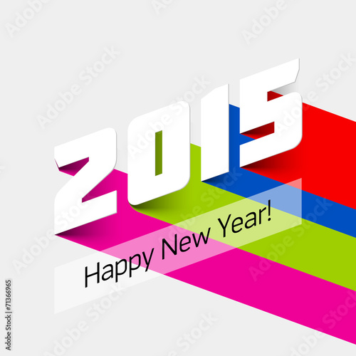 Happy new year 2015 card