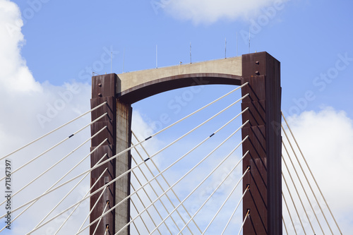 фотографія Cable-stayed bridge detail
