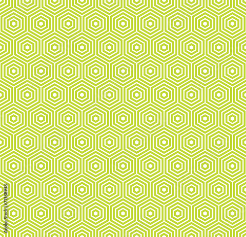 A seamless hexagonal pattern