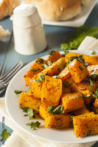 Organic Baked Butternut Squash