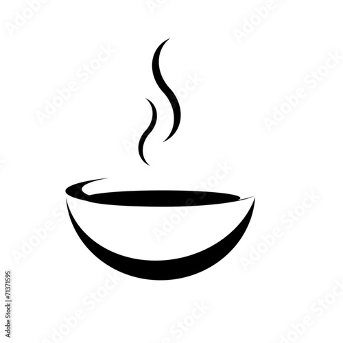 Suppe ohne Unterteller