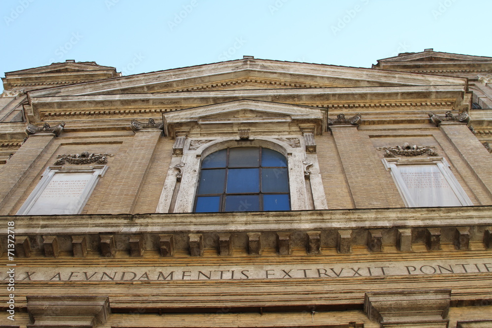 Roman architecture - church facade