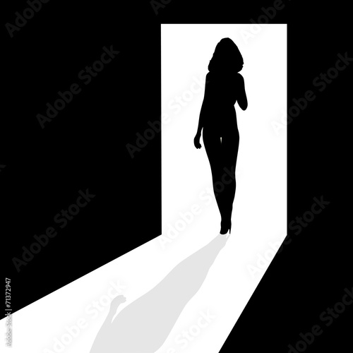 Silhouette in the Doorway