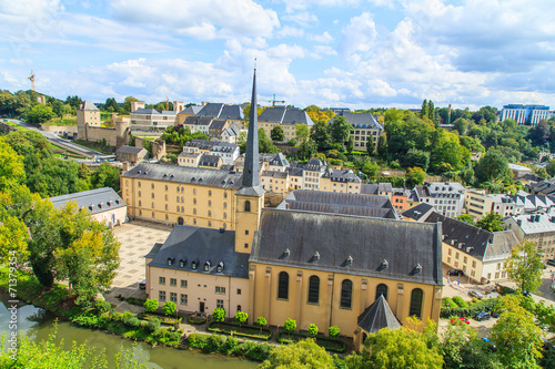 A Notre Damme cathedra in Luxembourg city photo