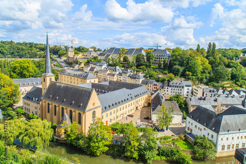 A view of a Luxembourg buildings