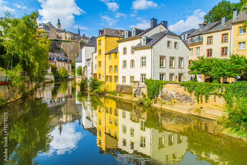 Typical Luxembourg cityscape