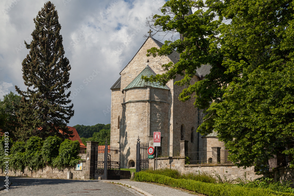 Fototapeta premium Stiftskirche St. Serevatus Gernrode harz