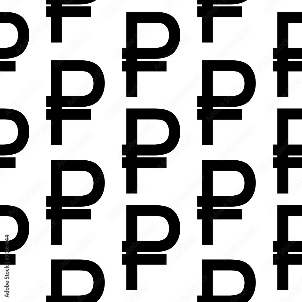 Ruble symbol seamless pattern Ruble symbol seamless pattern