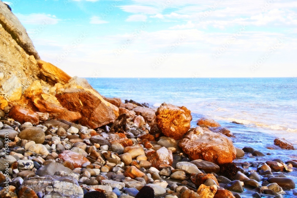 Beach and rocks