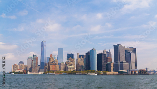 New York City Downtown Skyline © mikecleggphoto