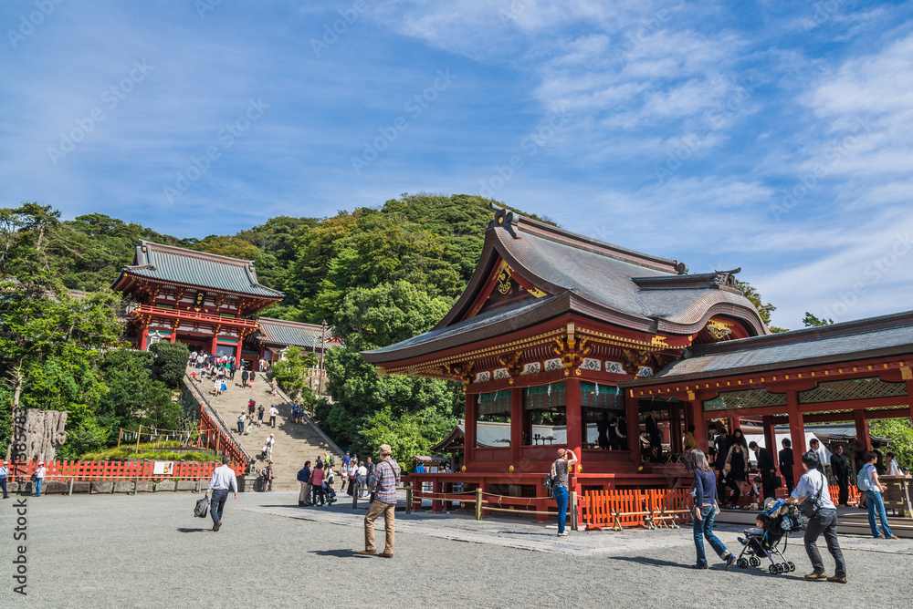 Naklejka premium 鎌倉 鶴岡八幡宮 Kamakura