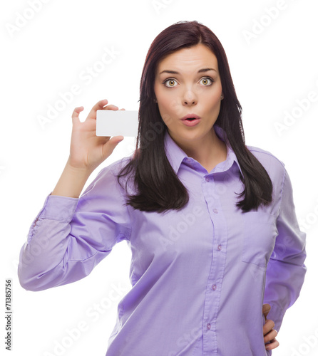 Isolated Mixed Race Stunned...