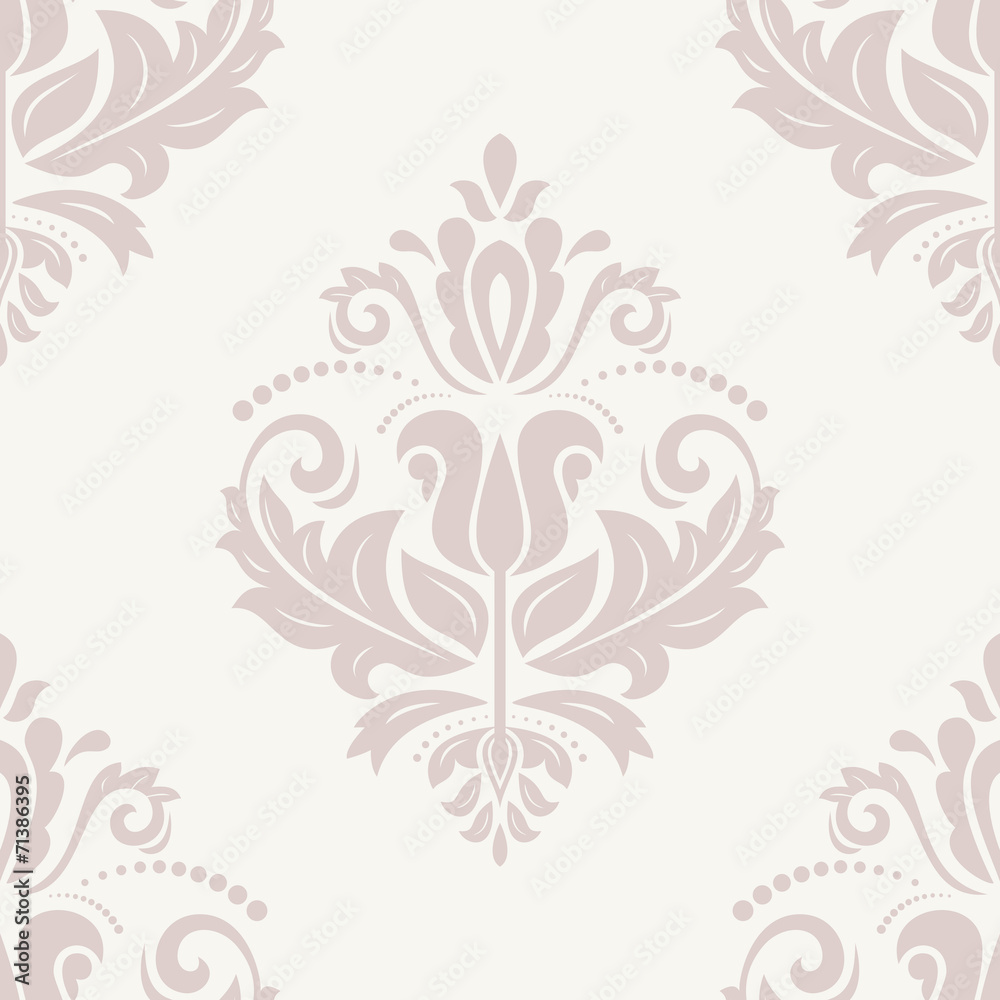 Floral Seamless Vector Pattern. Orient Abstract Background Floral Seamless Vector Pattern. Orient Abstract Background