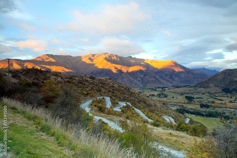 Obraz premium New Zealand Highway