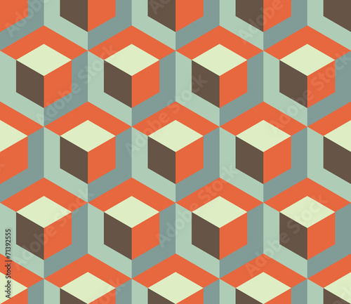 A seamless hexagonal pattern