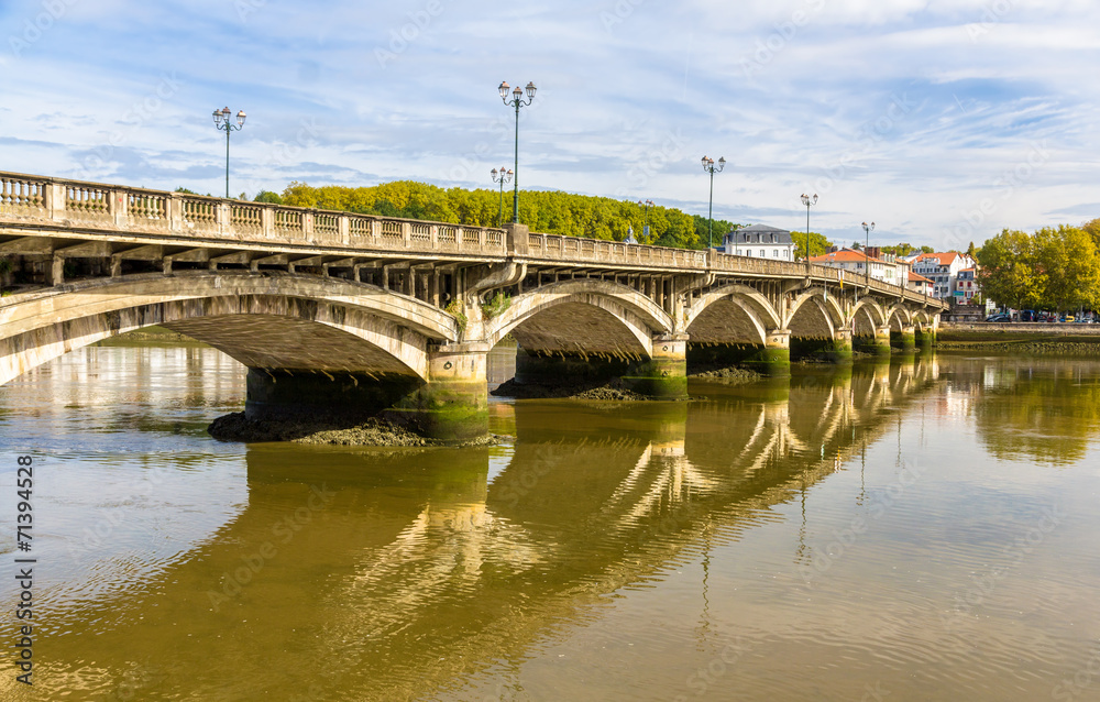 Saint Esprit bridge in Bayonne, France