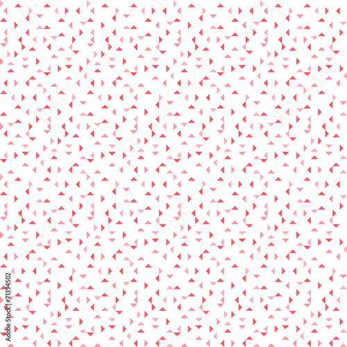 A pink seamless triangular vector pattern