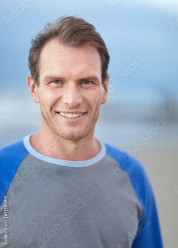 Pensive man portrait