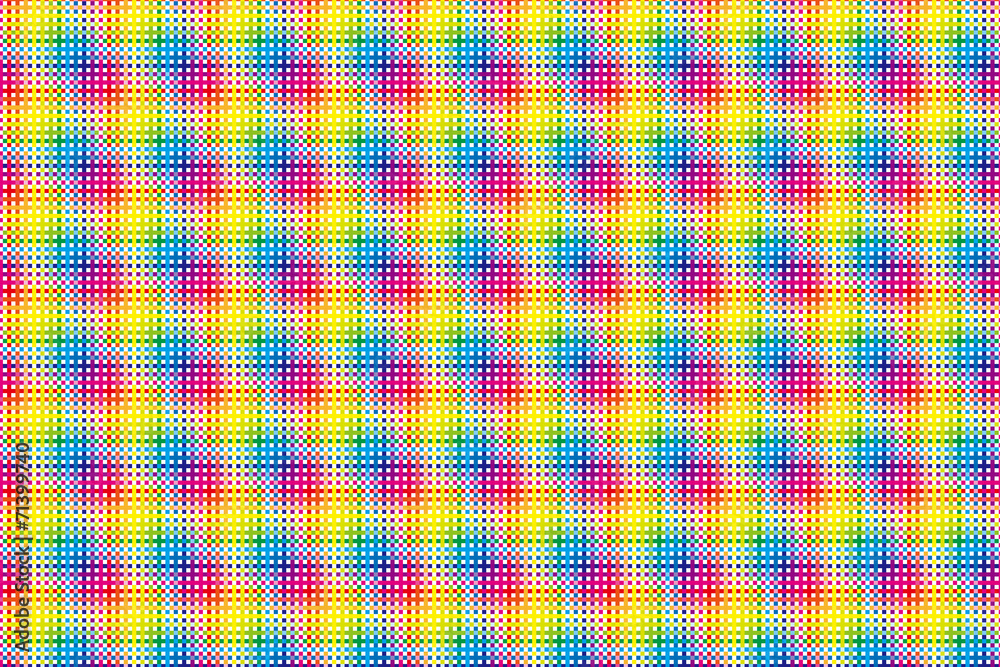 Background Wallpaper Vector Illustration Design Free Free Size Charge Free Colorful Color Rainbow Show Business Entertainment Party Image 壁紙背景素材 多数の虹色小球体の放射 虹 虹色 七色 レインボー Stock Vector Adobe Stock