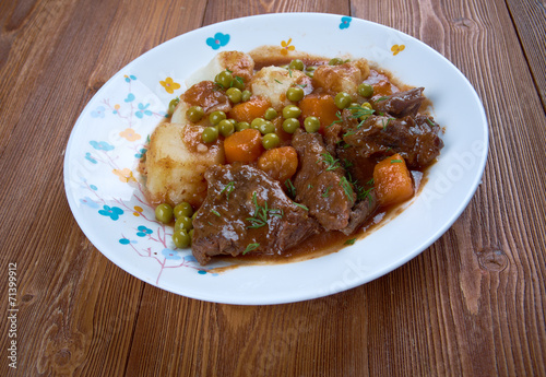 Obraz na plátně lamb fricassee
