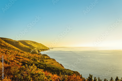 Cabot Trail in the fall