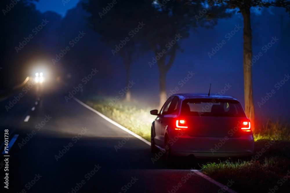 Verkehr im Herbst