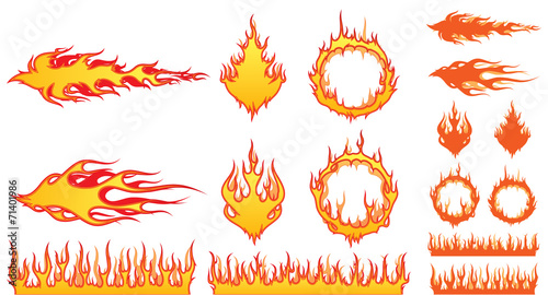 Set of Fire Elements