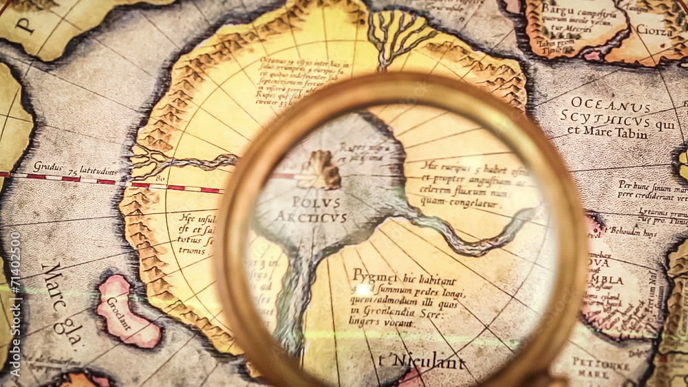Ancient map of the North Pole (also Hyperborea) Ancient map of the North Pole (also Hyperborea)