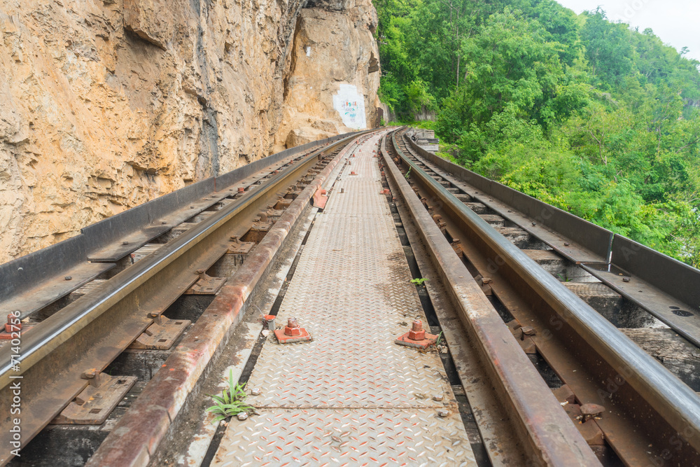 Fototapeta premium Historical Kanchanaburi rail