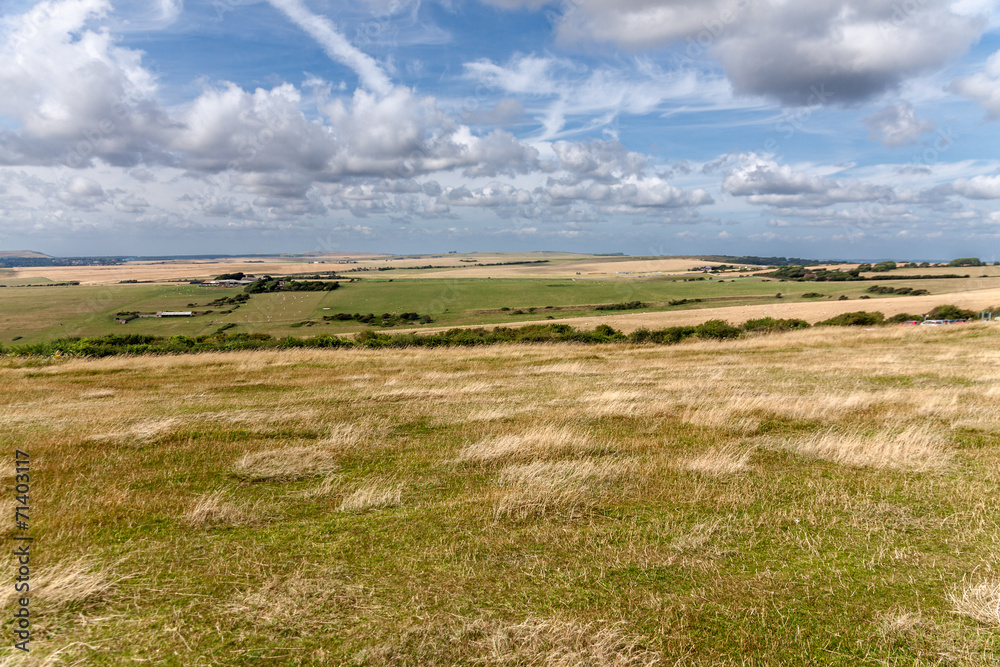 Meadows and Fields in Eastbourn near Beachy Head