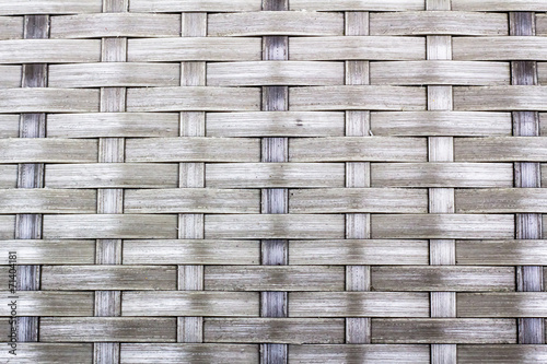Obraz na płótnie Wicker Chair Texture w salonie