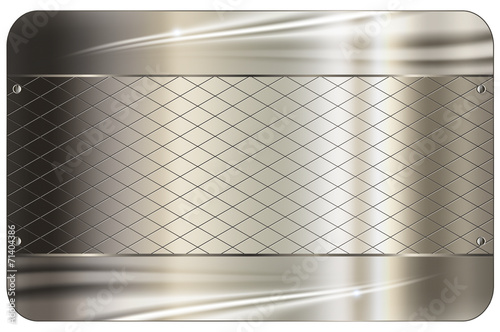 Business card template.Metal abstract background.
