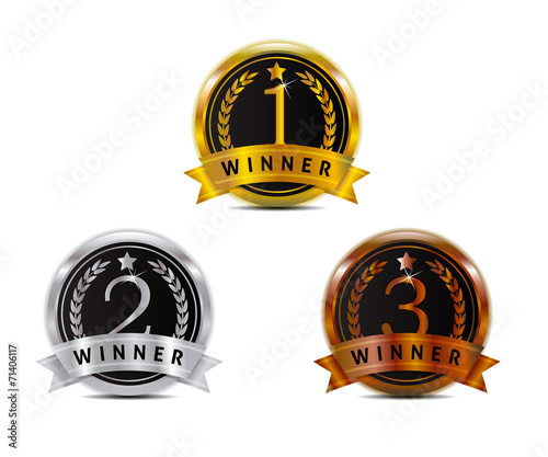 badge for winner