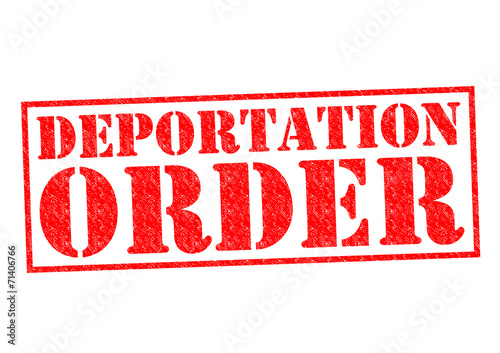 Tablou pe pânză DEPORTATION ORDER