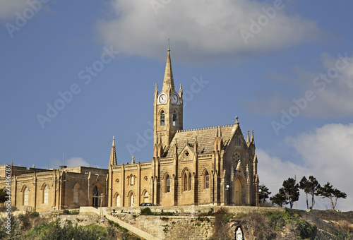 Lourdes chapel in Ghajnsielem . Malta